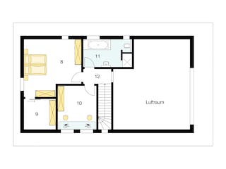 Fertighaus Panorama-Traum von ISOWOODHAUS, Satteldach-Klassiker Grundriss 2