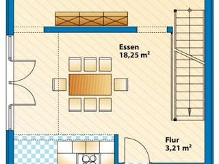 Fertighaus Jazz Sonderplanung von SCHWABENHAUS, Pultdachhaus Grundriss 1