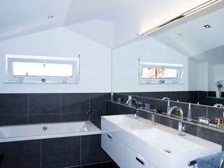 Fertighaus Jazz Sonderplanung von SCHWABENHAUS, Pultdachhaus Innenansicht 3