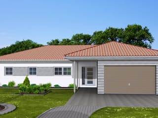 Fertighaus Bungalow 147 von Zimmermann Haus Schlüsselfertig ab 304610€, Bungalow Außenansicht 5