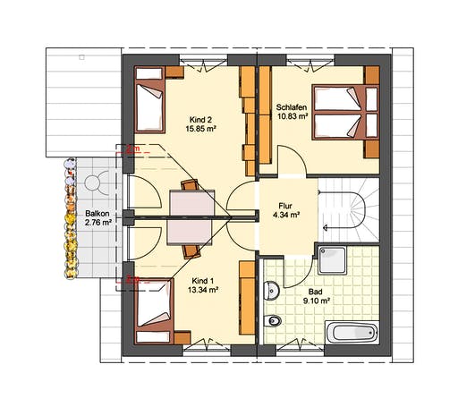 Jubiläumshaus Floorplan 2