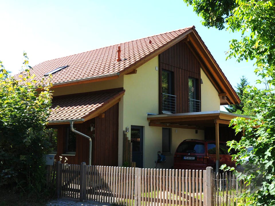 Julia 3 (KfW-Effizienzhaus 40) von Dammann-Haus Außenansicht