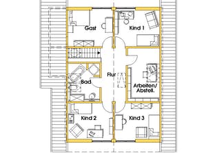 Julia 3 (KfW-Effizienzhaus 40) Grundriss