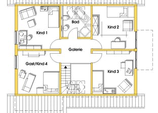 Julia (KfW-Effizienzhaus 40) Grundriss