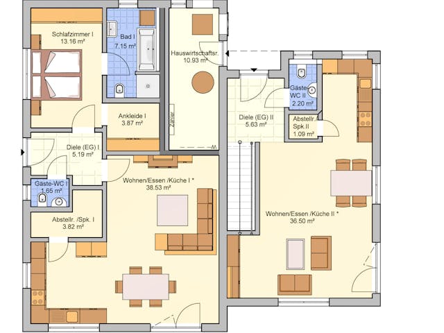 Fertighaus Junto 168 von Fingerhut Haus Schlüsselfertig ab 599262€, Pultdachhaus Grundriss 1 Fertighaus Junto 168 von Fingerhut Haus Schlüsselfertig ab 599262€, Pultdachhaus Grundriss 1