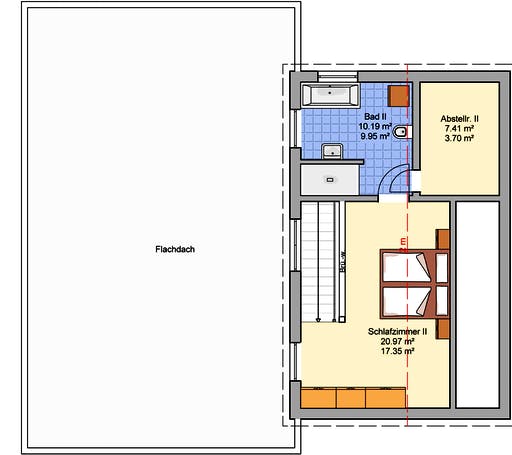 Fertighaus Junto 168 von Fingerhut Haus Schlüsselfertig ab 539748€, Pultdachhaus Grundriss 2
