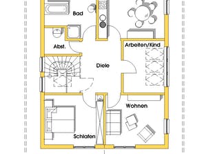 Jutta (KfW-Effizienzhaus 40) Grundriss