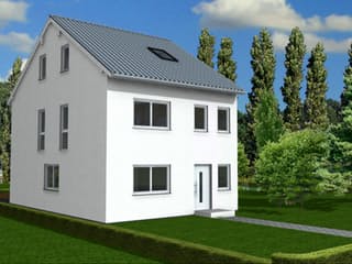 Fertighaus Kamila 196 von Klaus Kowalski Immobilien, Satteldach-Klassiker Außenansicht 3