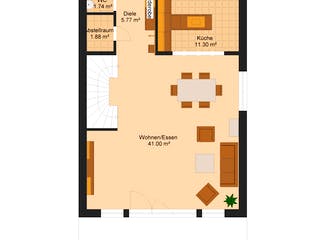 Fertighaus Kamila 196 von Klaus Kowalski Immobilien, Satteldach-Klassiker Grundriss 3