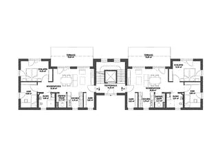 Fertighaus Mehrfamilienhaus GENDOS 4.301_a Grundriss 1