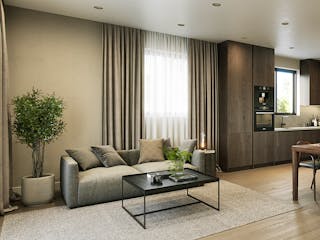 Fertighaus Mehrfamilienhaus More 8.1 von KAMPA - Mehrfamilienhäuser Schlüsselfertig ab 1906196€, Innenansicht 1