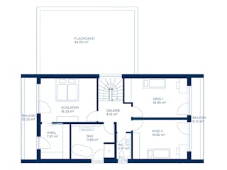 Fertighaus Concept 7 von KAMPA Schlüsselfertig ab 707900€, Cubushaus Grundriss 2