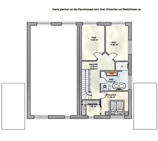 Kampa - DH Satteldach Floorplan 2
