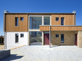 Fertighaus KUBOS 1.2000 von KAMPA Schlüsselfertig ab 1193913€, Cubushaus Außenansicht 2