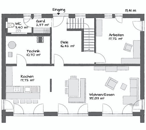 Kampa Kubos 1.2000 Floorplan 1