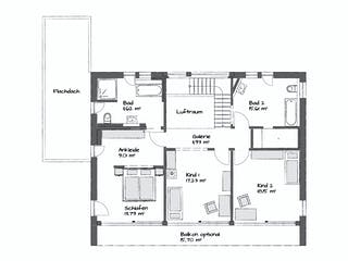 Fertighaus KUBOS 1.2000 von KAMPA Schlüsselfertig ab 1193913€, Cubushaus Grundriss 2