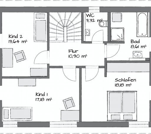 Kampa Lanos 1.1440 Floorplan 2