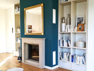 Fertighaus TRITOS 1.1927 von KAMPA, Fachwerk Innenansicht 2