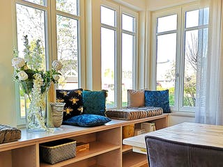 Fertighaus TRITOS 1.1927 von KAMPA, Fachwerk Innenansicht 6