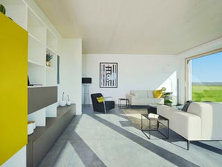 Fertighaus KUBOS 1.2520 von KAMPA Schlüsselfertig ab 1288039€, Cubushaus Innenansicht 2
