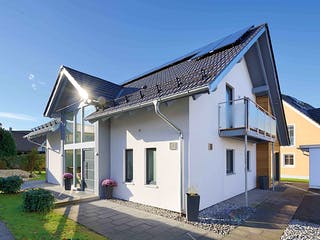 Fertighaus MAGOS 2.1960 von KAMPA Schlüsselfertig ab 691275€, Satteldach-Klassiker Außenansicht 1