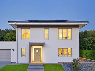 Fertighaus SETROS 1.1620 von KAMPA Schlüsselfertig ab 611817€, Stadtvilla Außenansicht 4
