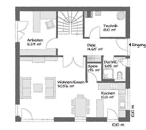 Kampa Setros 1.1621 Floorplan 1