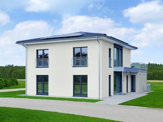 Fertighaus SETROS 3.2010 von KAMPA Schlüsselfertig ab 766815€, Stadtvilla Außenansicht 2