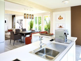 Fertighaus TRITOS 1.1730 von KAMPA Schlüsselfertig ab 636199€, Satteldach-Klassiker Innenansicht 1