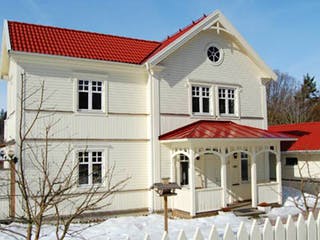 Fertighaus Kaptensvillan (inacitve) von Generalbau GS Schwedenhaus Schlüsselfertig ab 357122€, Stadtvilla Außenansicht 2