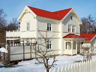 Fertighaus Kaptensvillan (inacitve) von Generalbau GS Schwedenhaus Schlüsselfertig ab 357122€, Stadtvilla Außenansicht 4