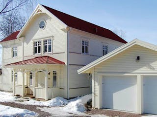 Fertighaus Kaptensvillan (inacitve) von Generalbau GS Schwedenhaus Schlüsselfertig ab 357122€, Stadtvilla Außenansicht 5