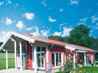 Fertighaus Karlstal von ISARTALER HOLZHAUS Schlüsselfertig ab 274900€, Bungalow Außenansicht 1