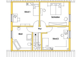 Kathrin 2 (KfW-Effizienzhaus 40) Grundriss
