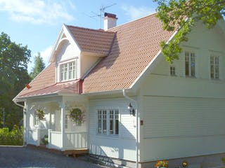 Fertighaus Katrine (inacitve) von Generalbau GS Schwedenhaus Schlüsselfertig ab 273661€, Satteldach-Klassiker Außenansicht 1