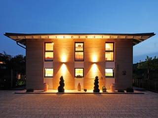 Fertighaus Kautz von Becker 360 Schlüsselfertig ab 339400€, Stadtvilla Außenansicht 2