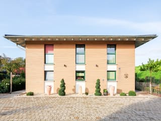 Fertighaus Kautz von Becker 360 Schlüsselfertig ab 339400€, Stadtvilla Außenansicht 7