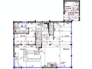 Fertighaus KD-Haus 130 (inacitve) von KD-Haus Schlüsselfertig ab 318450€, Fachwerk Grundriss 1