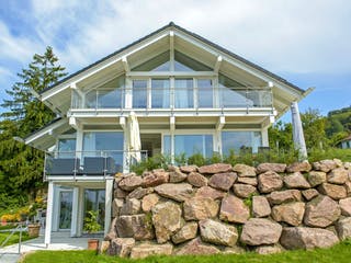 Fertighaus KD-Haus 184 (inacitve) von KD-Haus Schlüsselfertig ab 369820€, Fachwerk Außenansicht 1