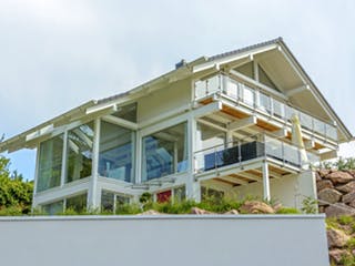 Fertighaus KD-Haus 184 (inacitve) von KD-Haus Schlüsselfertig ab 369820€, Fachwerk Außenansicht 2