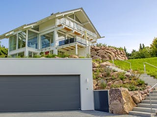 Fertighaus KD-Haus 184 (inacitve) von KD-Haus Schlüsselfertig ab 369820€, Fachwerk Außenansicht 3