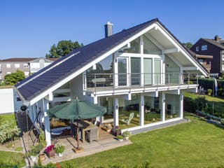 Fertighaus KD-Haus 190 (inacitve) von KD-Haus Schlüsselfertig ab 384850€, Fachwerk Außenansicht 2