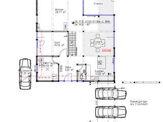 Fertighaus KD-Haus 190 (inacitve) von KD-Haus Schlüsselfertig ab 384850€, Fachwerk Grundriss 1