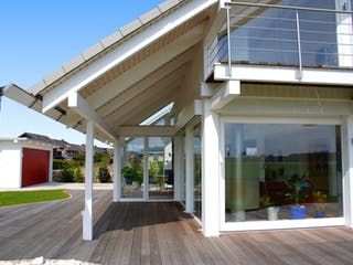 Fertighaus KD-Haus 196 (inacitve) von KD-Haus Schlüsselfertig ab 398420€, Fachwerk Außenansicht 4