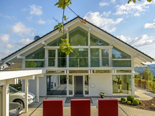 Fertighaus KD-Haus 244 (inacitve) von KD-Haus Schlüsselfertig ab 476940€, Fachwerk Außenansicht 3