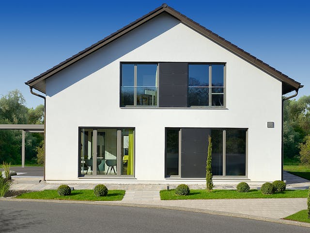 Fertighaus Haus Bad Vilbel von Keitel-Haus Schlüsselfertig ab 544691€, Satteldach-Klassiker Außenansicht 3