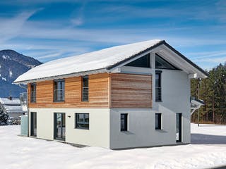 Fertighaus Haus Kofelblick von Keitel-Haus Schlüsselfertig ab 399321€, Satteldach-Klassiker Außenansicht 2