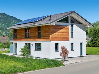 Fertighaus Haus Kofelblick von Keitel-Haus Schlüsselfertig ab 399321€, Satteldach-Klassiker Außenansicht 3