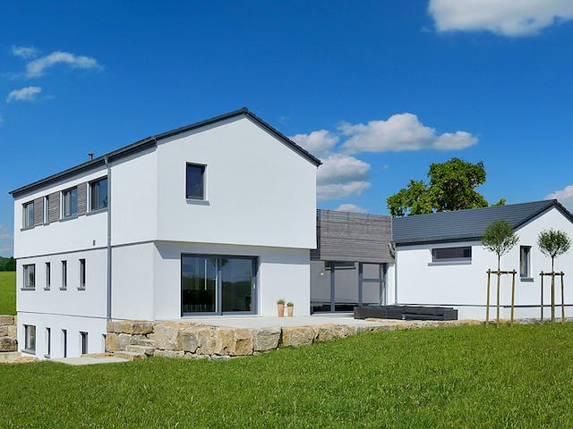 Fertighaus Haus Landhege von Keitel-Haus Schlüsselfertig ab 600742€, Satteldach-Klassiker Außenansicht 3