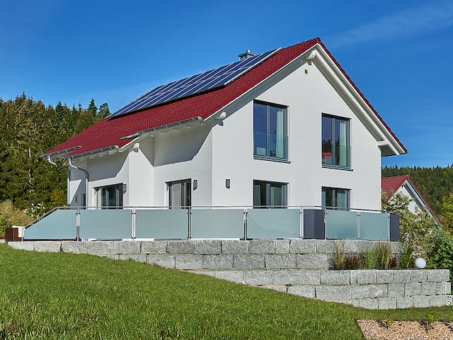 Fertighaus Haus Schwalbenweg von Keitel-Haus Schlüsselfertig ab 394500€, Satteldach-Klassiker Außenansicht 3